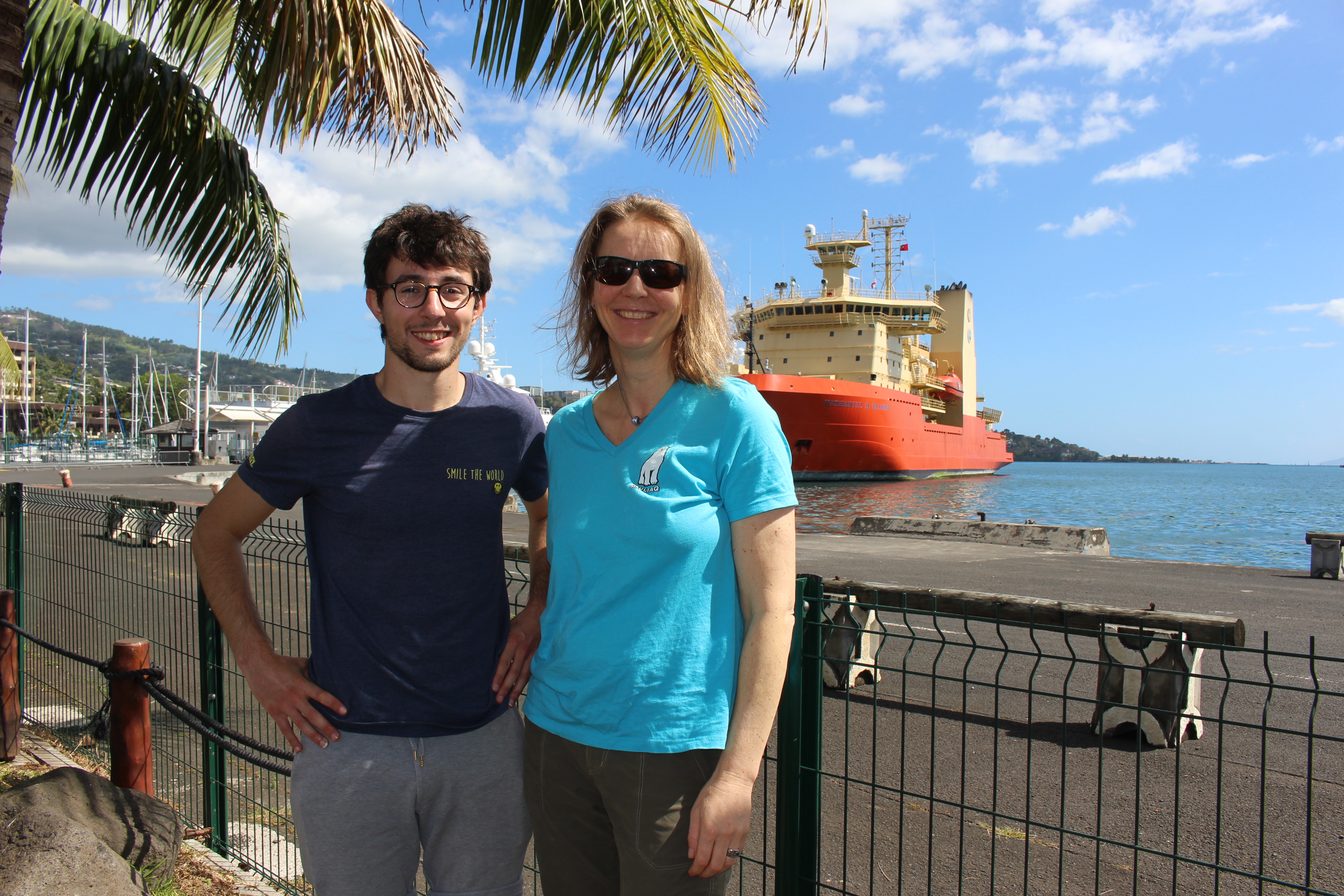 Maxime Duchet et Sabine Mecking.