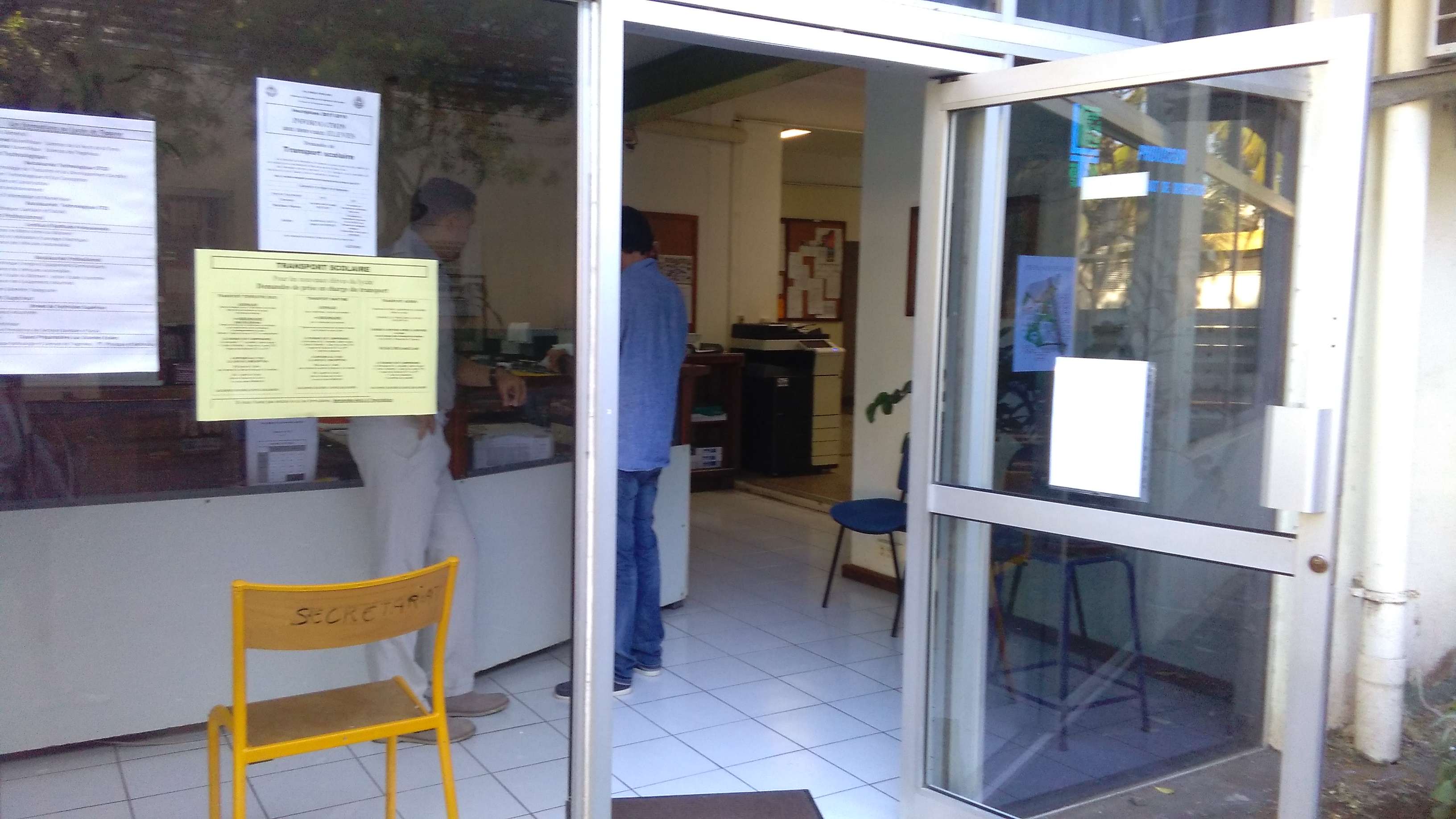 Les locaux administratifs avaient été les plus touchés lors des intempéries.