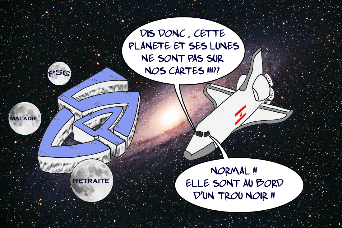 " Au bord trou noir ? " par Munoz