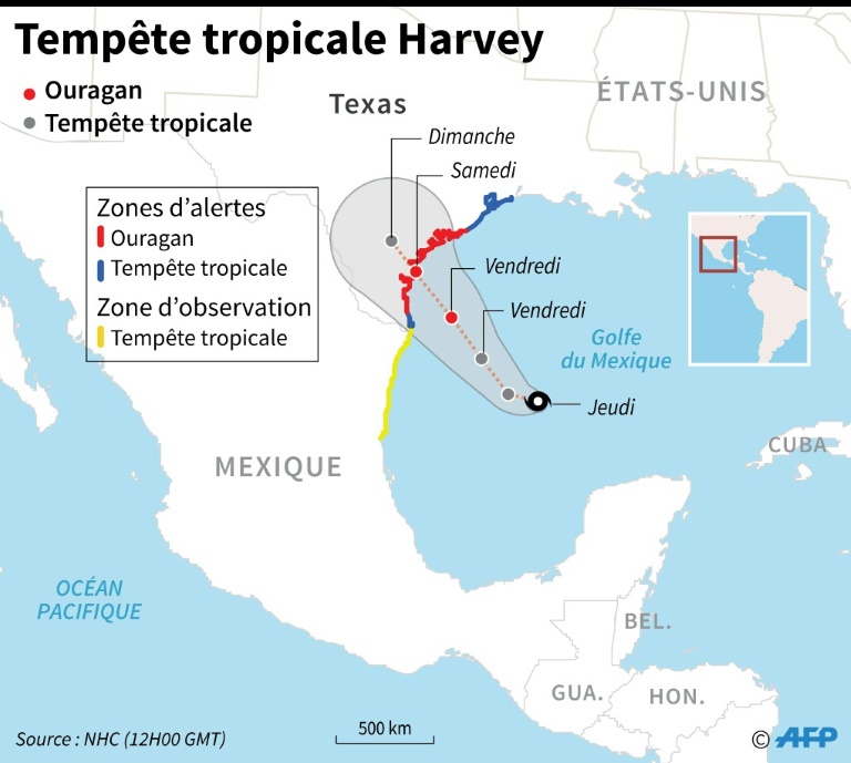 Harvey s'annonce "dévastateur", le Texas demande l'aide du gouvernement