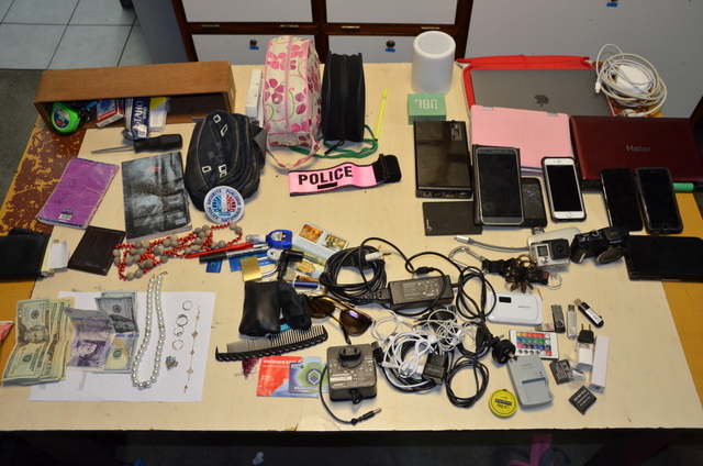 Devises étrangères, téléphones, caméra Go Pro, ordinateurs, les cambrioleurs sévissaient depuis au moins un mois. (Photo DSP)