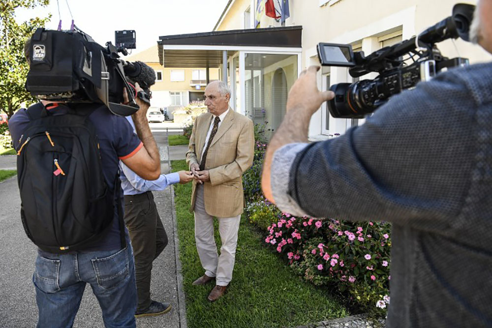 L'avocat du suspect, Me Bernard Méraud.