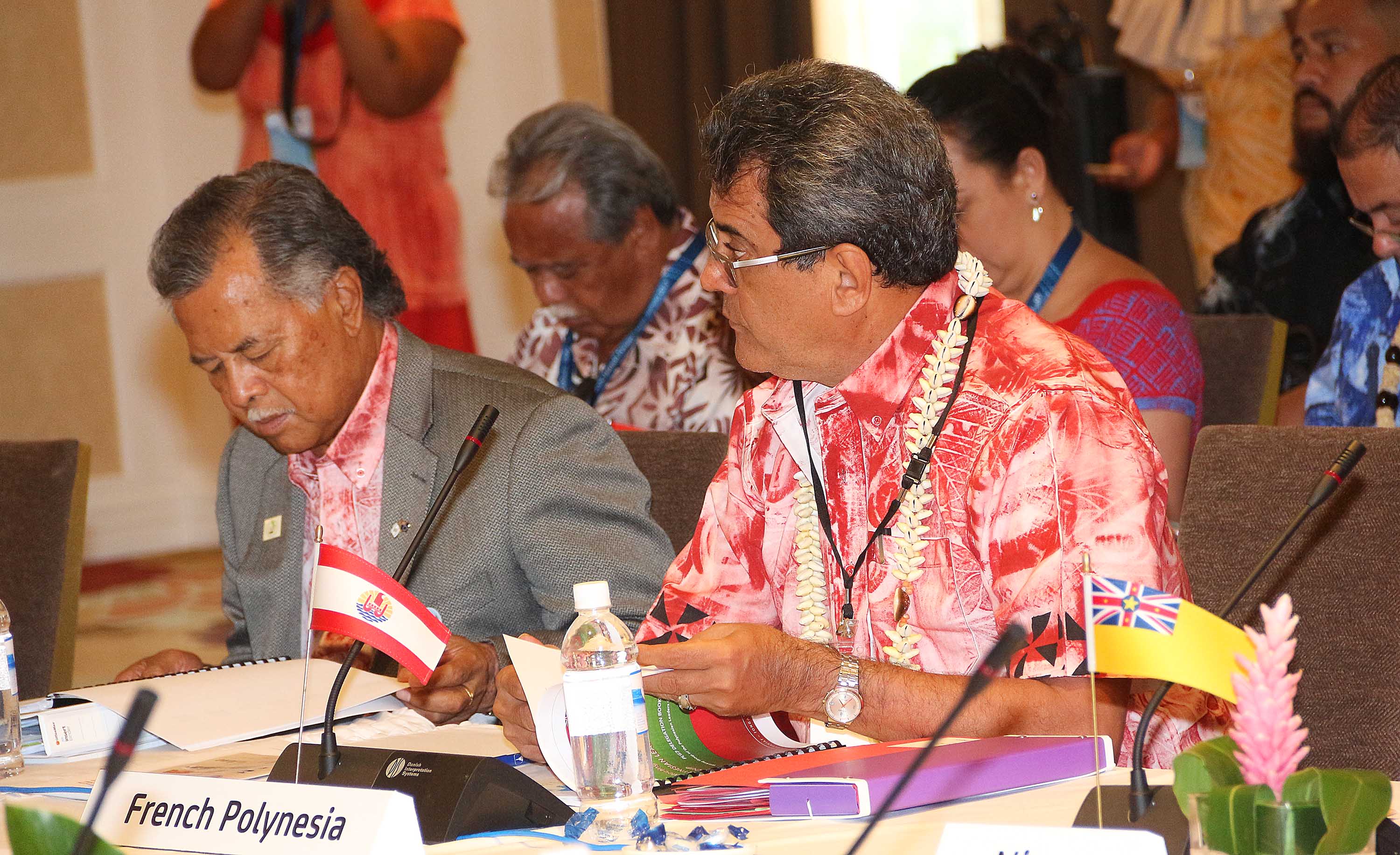 Fritch défend des projets régionaux au Polynesian Leaders Group