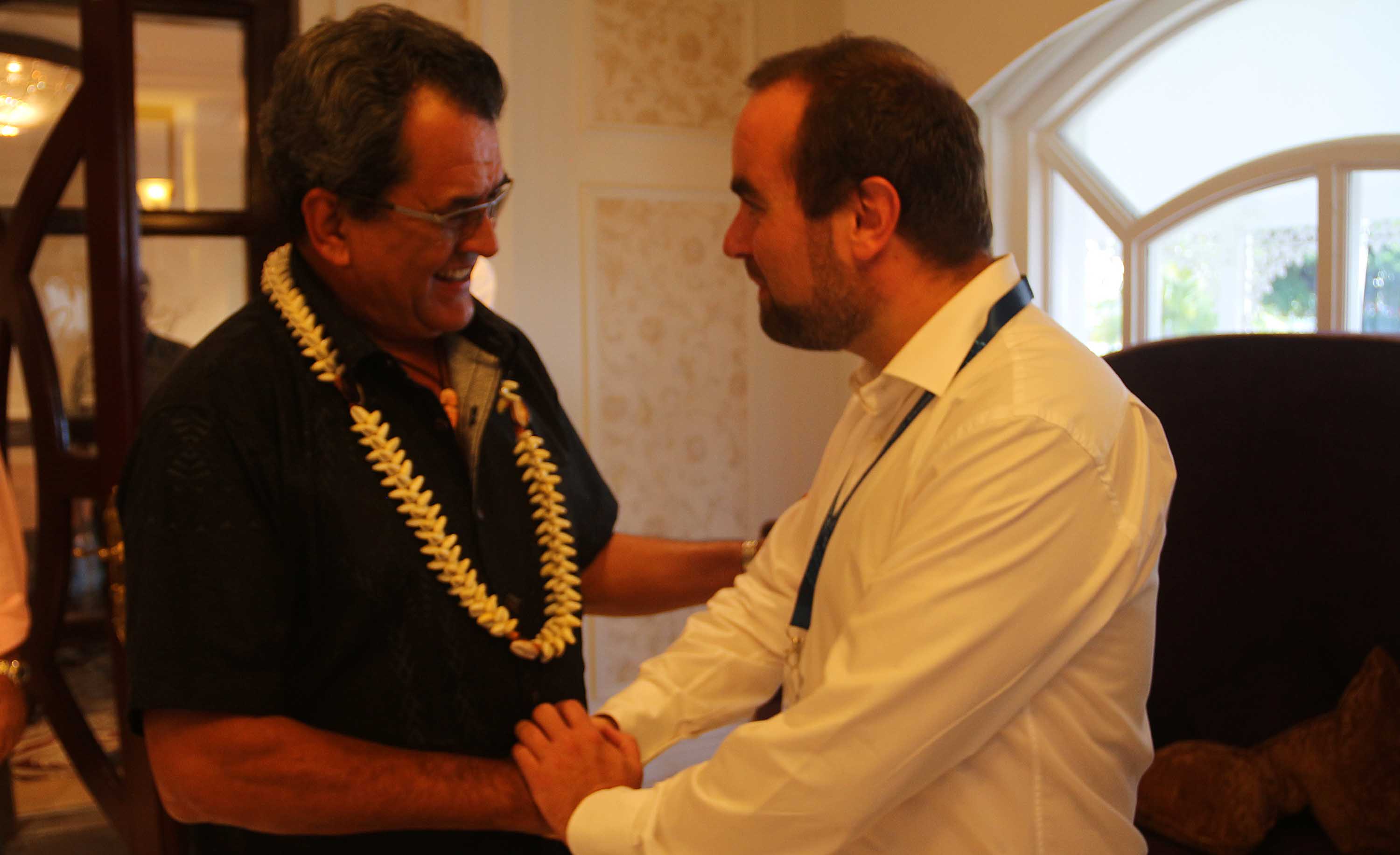 Forum des îles du Pacifique : Edouard Fritch s’entretient avec le secrétaire d’Etat Sébastien Lecornu