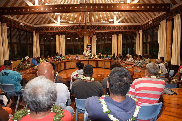 Une réunion d'information a eu lieu jeudi dernier à la mairie de Faa'a, entre le tāvana et les pêcheurs.