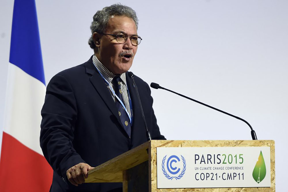 Climat: le Premier ministre des Tuvalu en colère contre Donald Trump