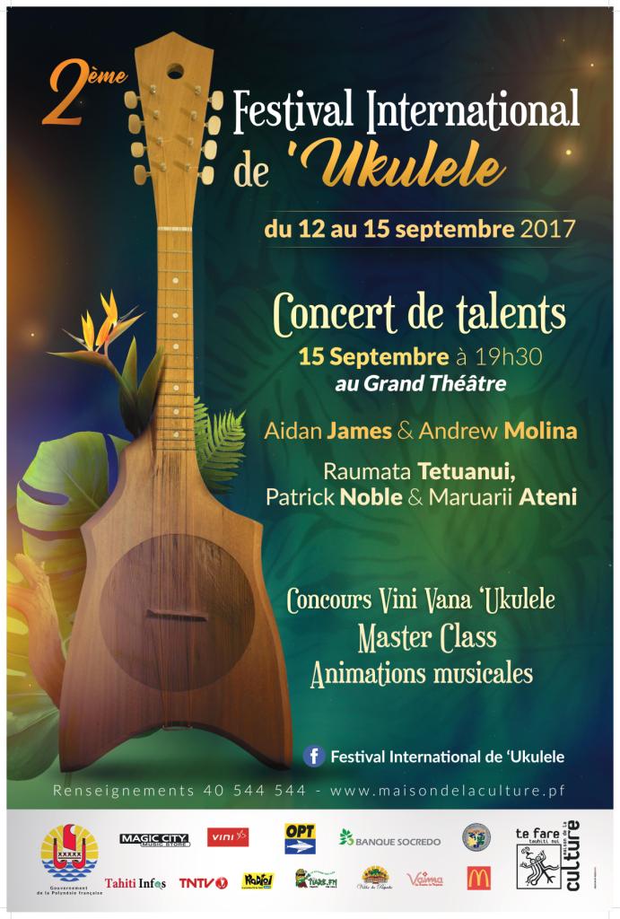 Maruarii Ateni, virtuose du 'ukulele et invité de marque pour le festival