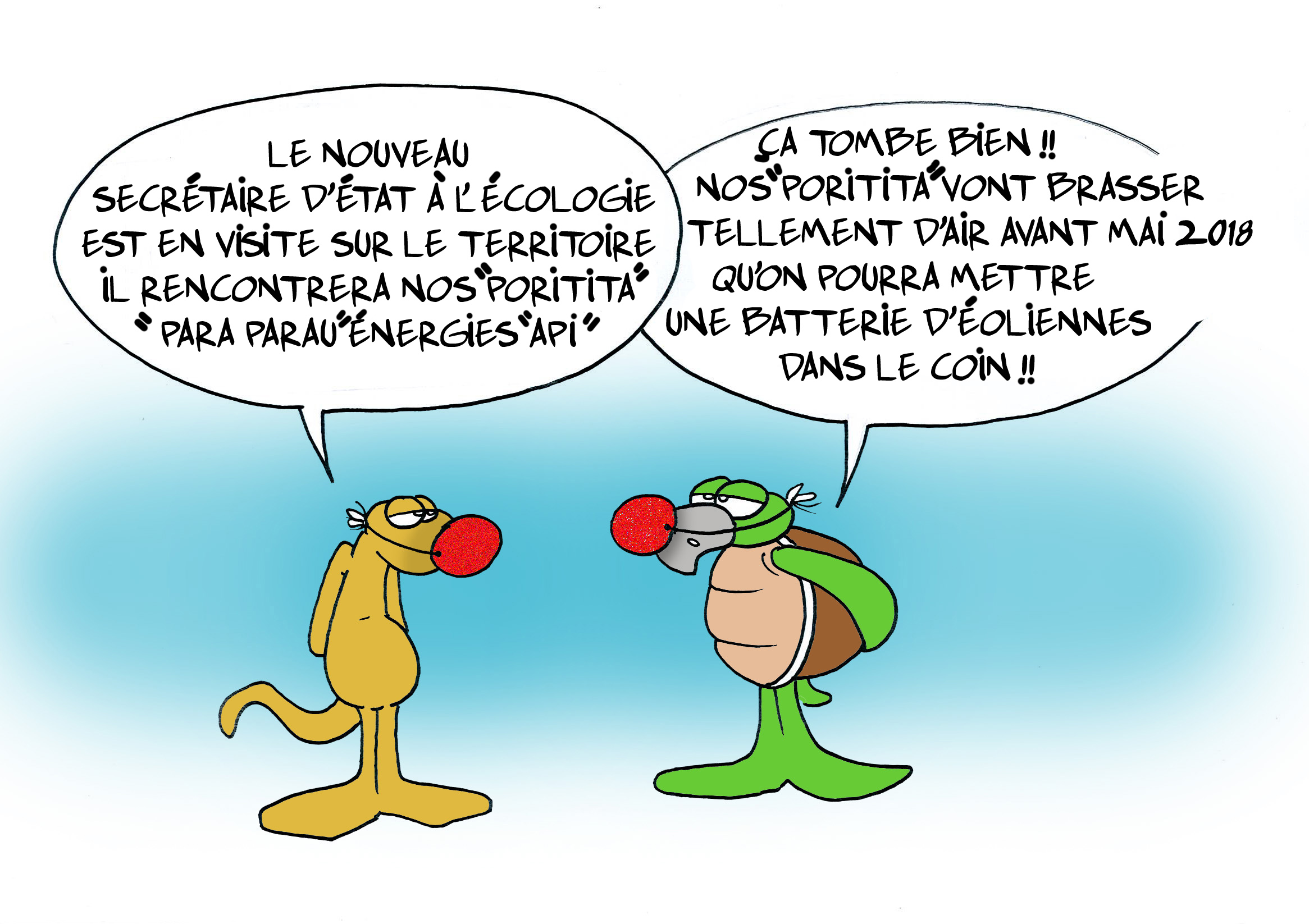 " La visite de Lecornu " par Munoz