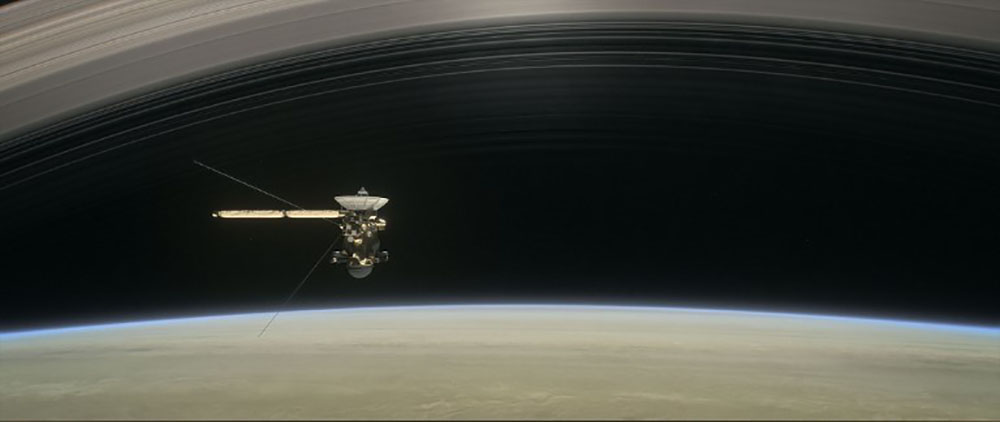 La sonde Cassini s'apprête à effectuer son plongeon final vers Saturne