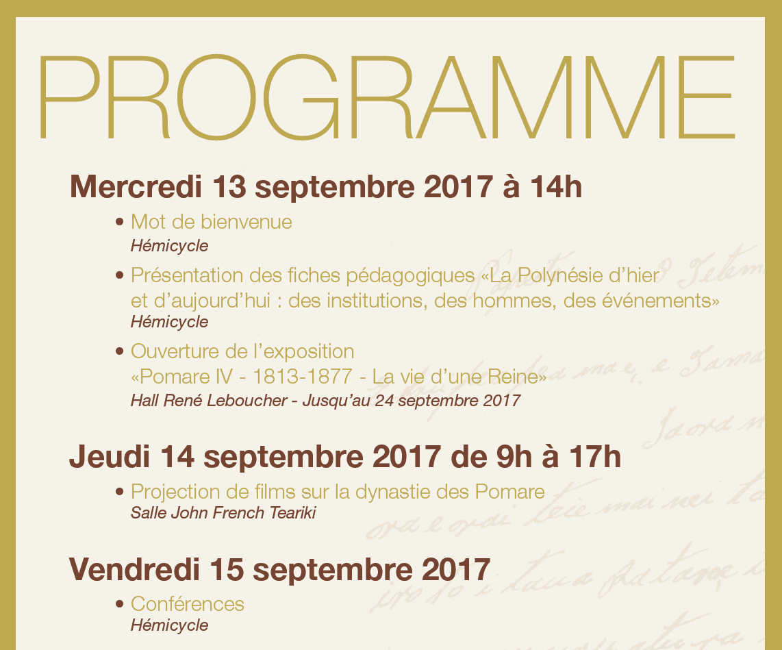 L'assemblée de Polynésie consacre une exposition à la Reine Pomare IV