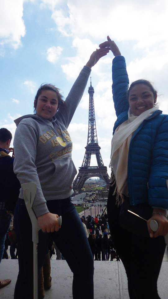 Rauhiti avec Krystal Garcia, elle aussi judokate tahitienne de haut niveau