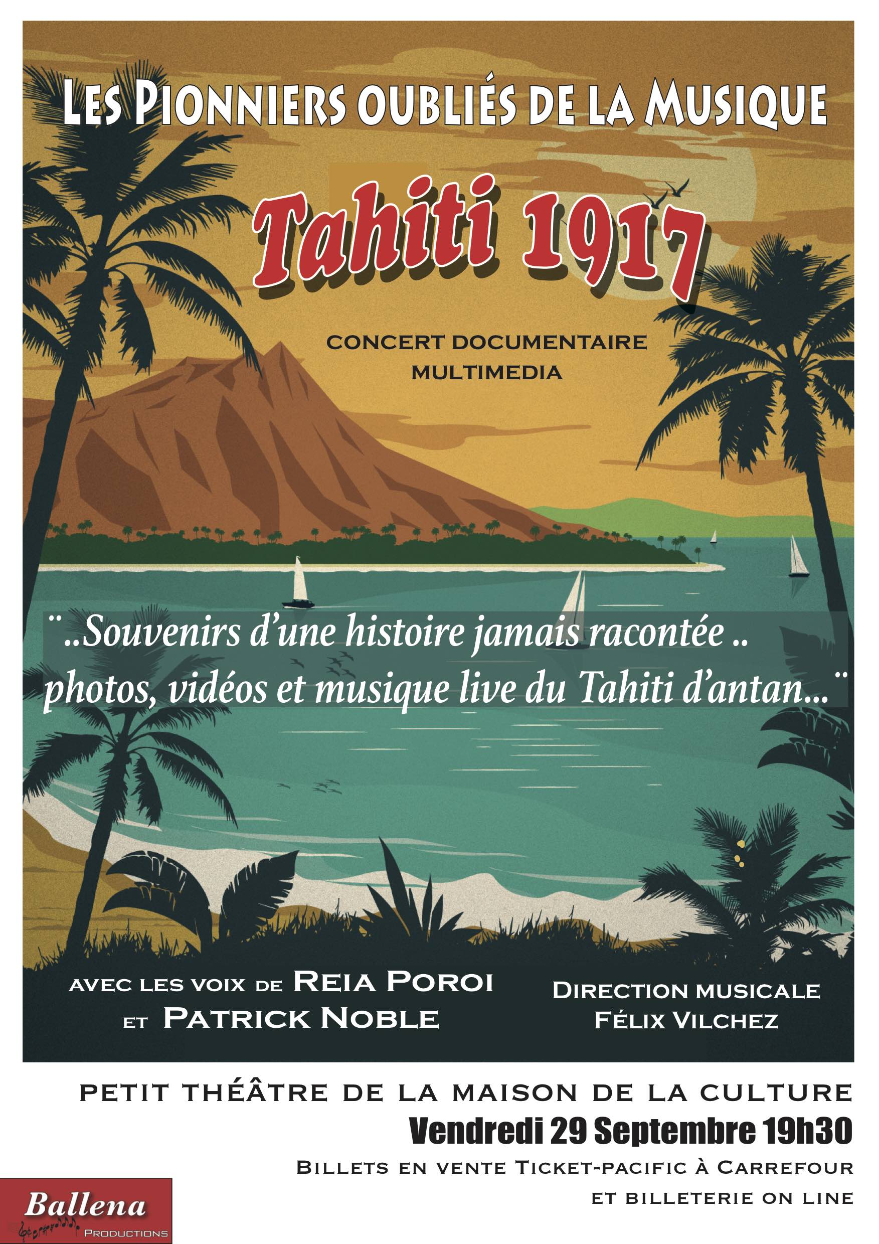 "Tahiti 1917" : hommage aux pionniers oubliés de la musique 