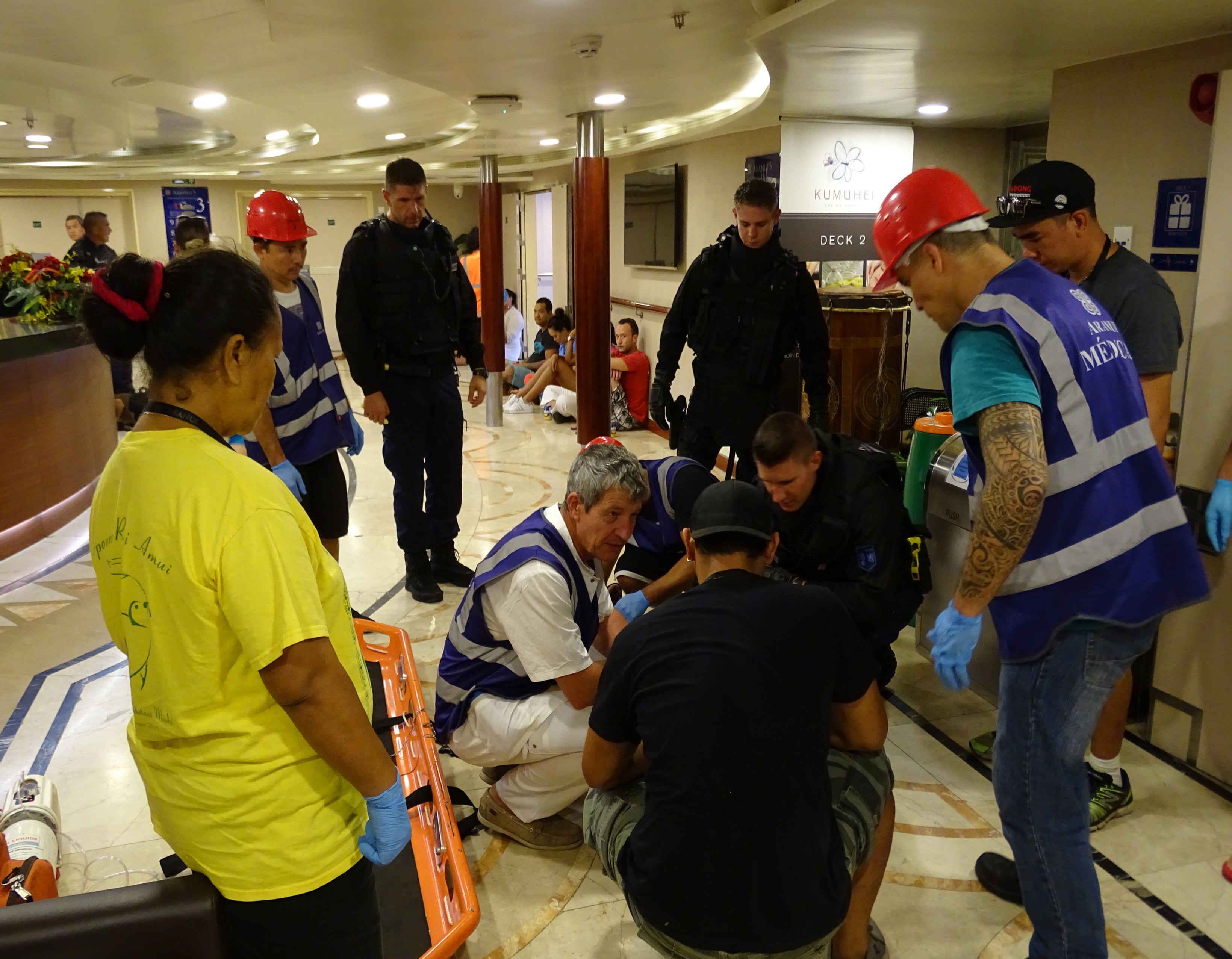 Exercice antiterroriste au port autonome de Papeete