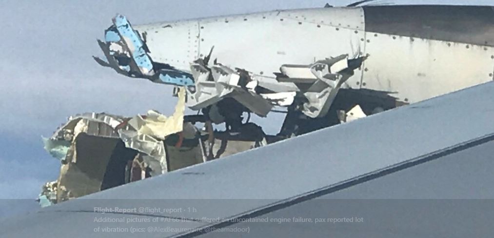 Les passagers du vol #AF66 Paris-Los Angeles du jour vont se souvenir de leur voyage longtemps