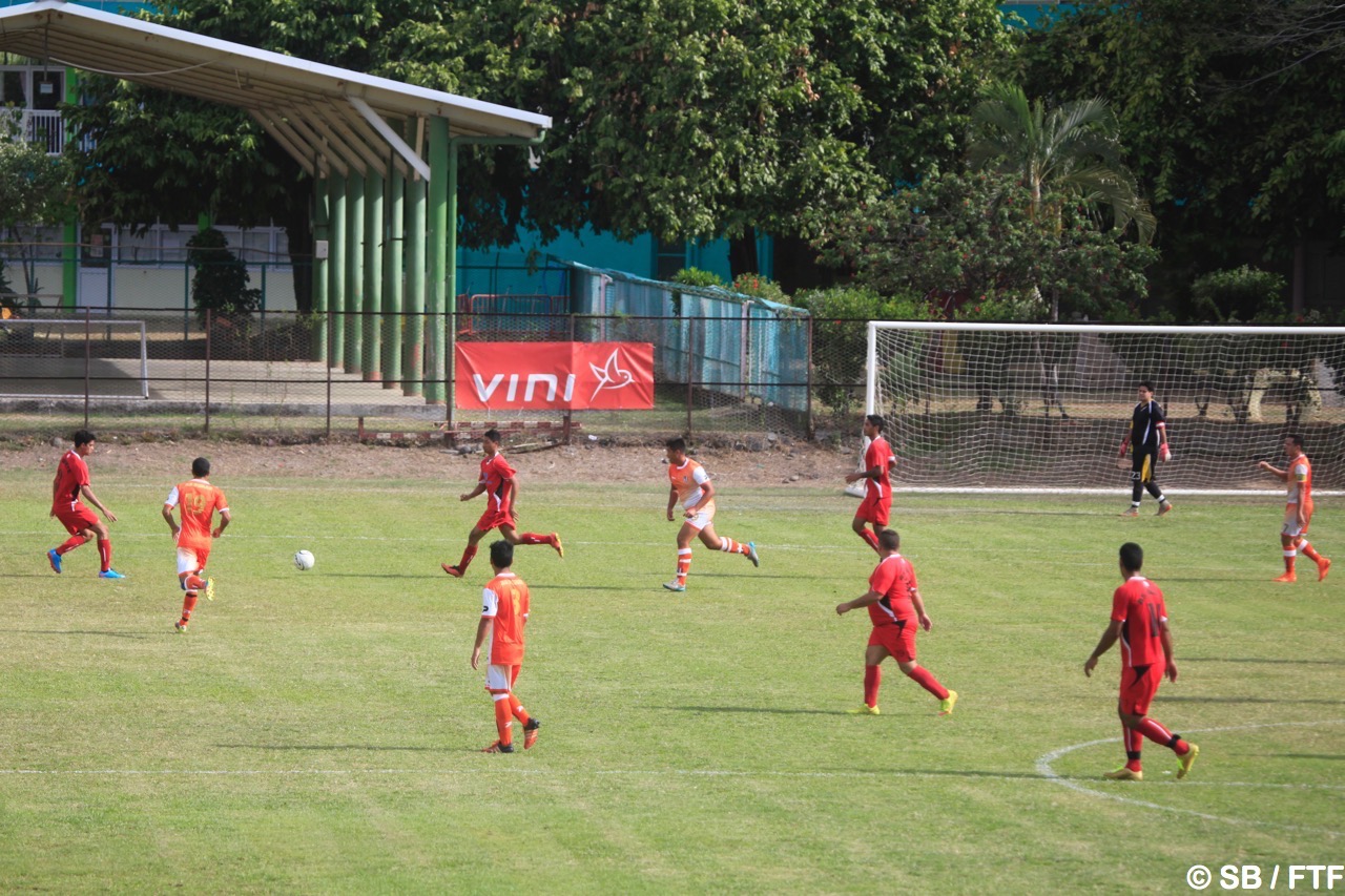 Le match s'est déroulé au centre technique de la FTF