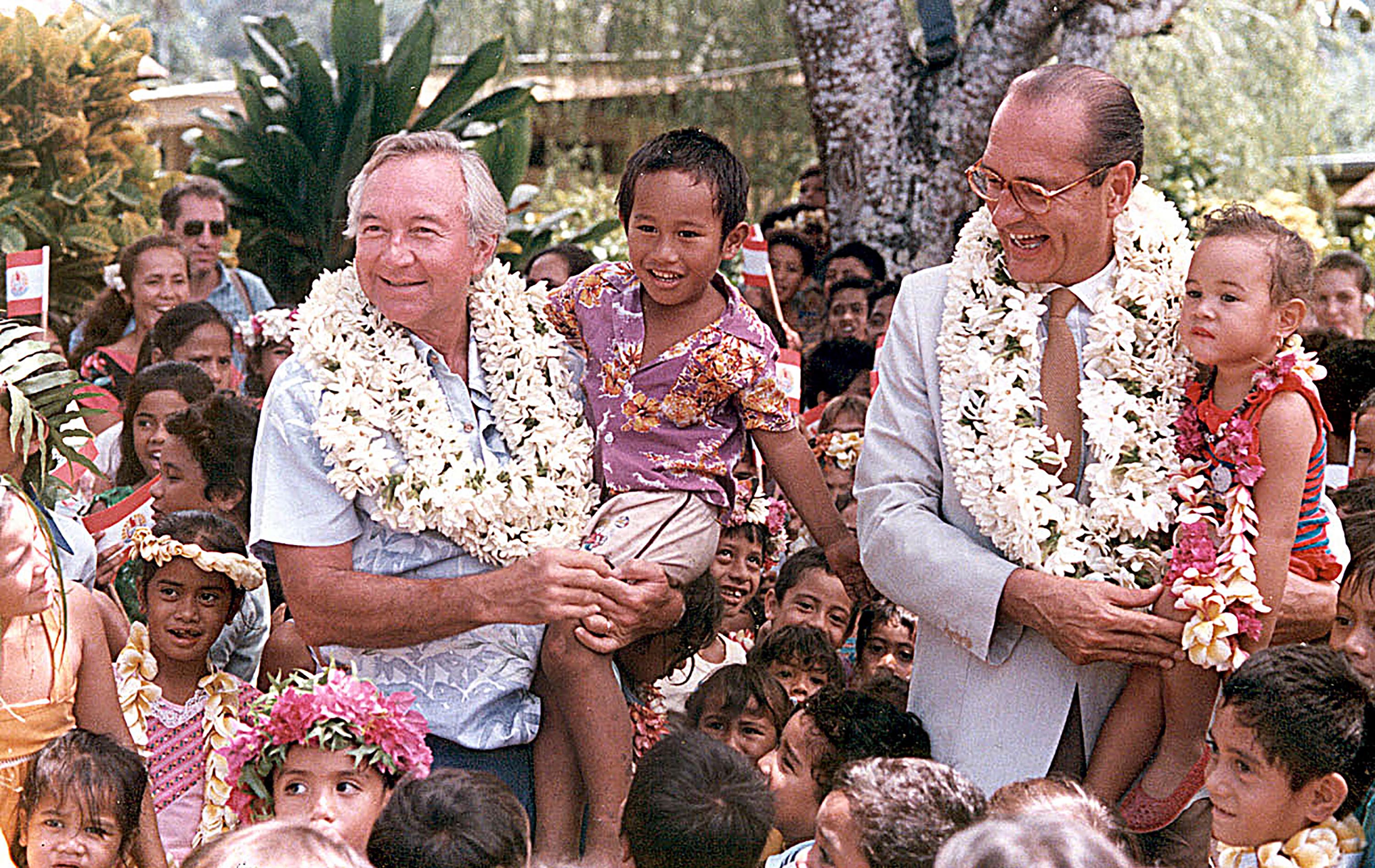 Avec Jacques Chirac en 78 "La Polynésie doit faire attention a sa jeunesse "