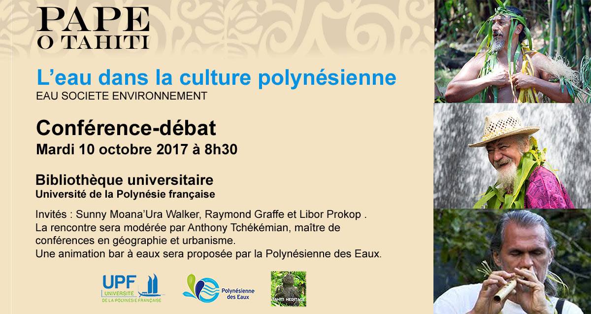 Ce sont les pointures Sunny Moana’Ura Walker, Raymond Graffe et Libor Prokop qui échangeront avec les étudiants de l'UPF.