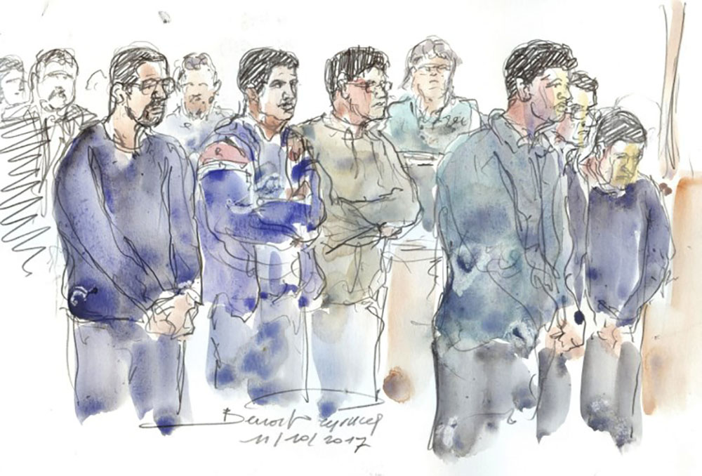 Voiture de police incendiée: sept "antifascistes" condamnés, dont Antonin Bernanos