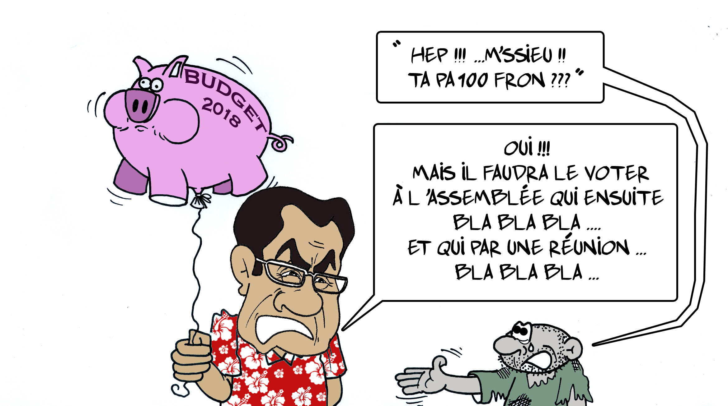 " Session budgétaire 2018 " vu par Munoz