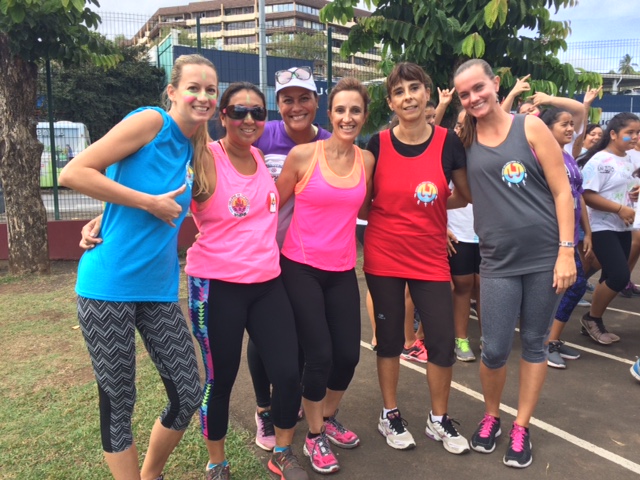 Super ambiance pour ce moment de partage et de sport