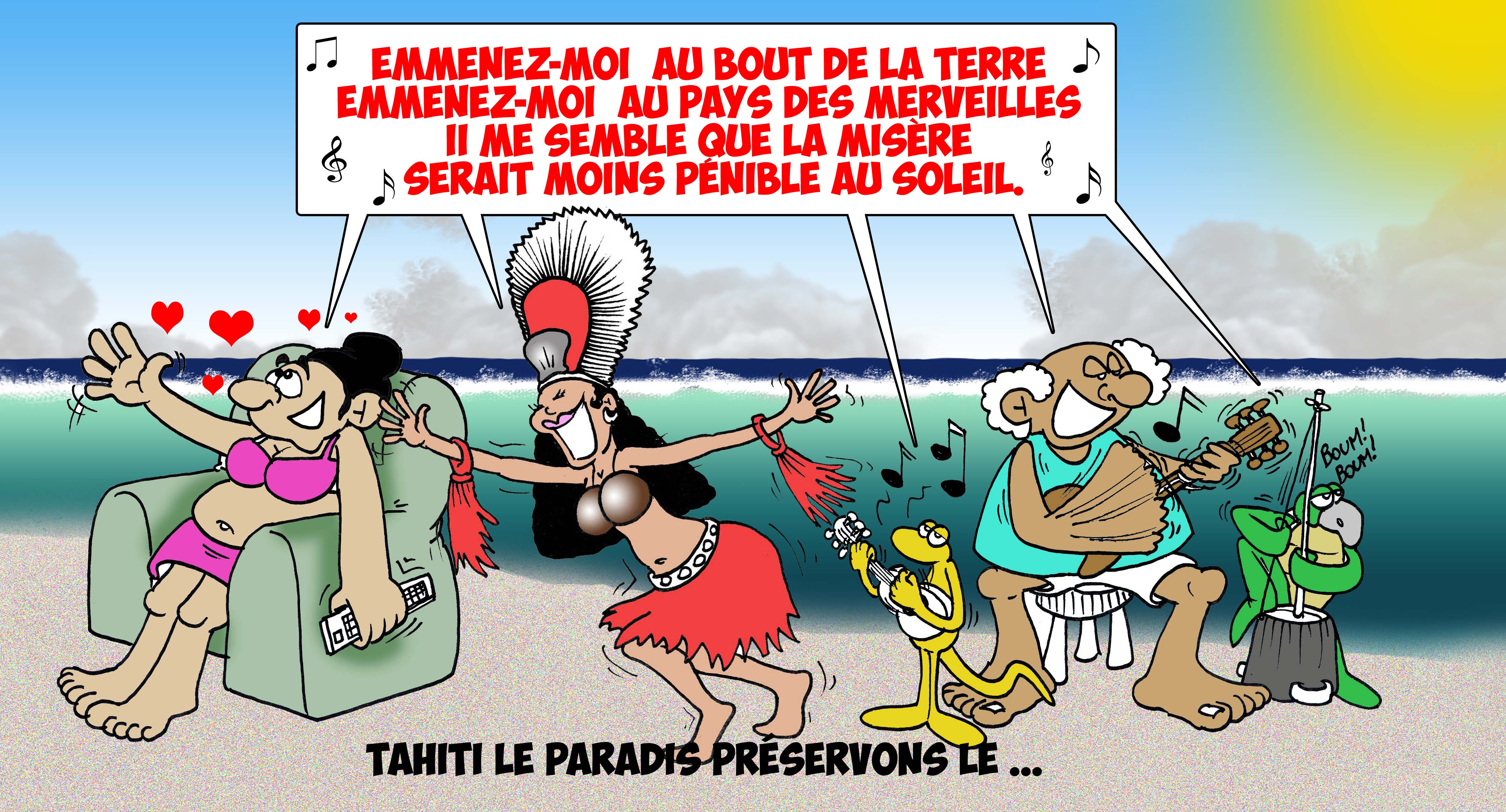 " Iaorana Charles Aznavour " par Munoz