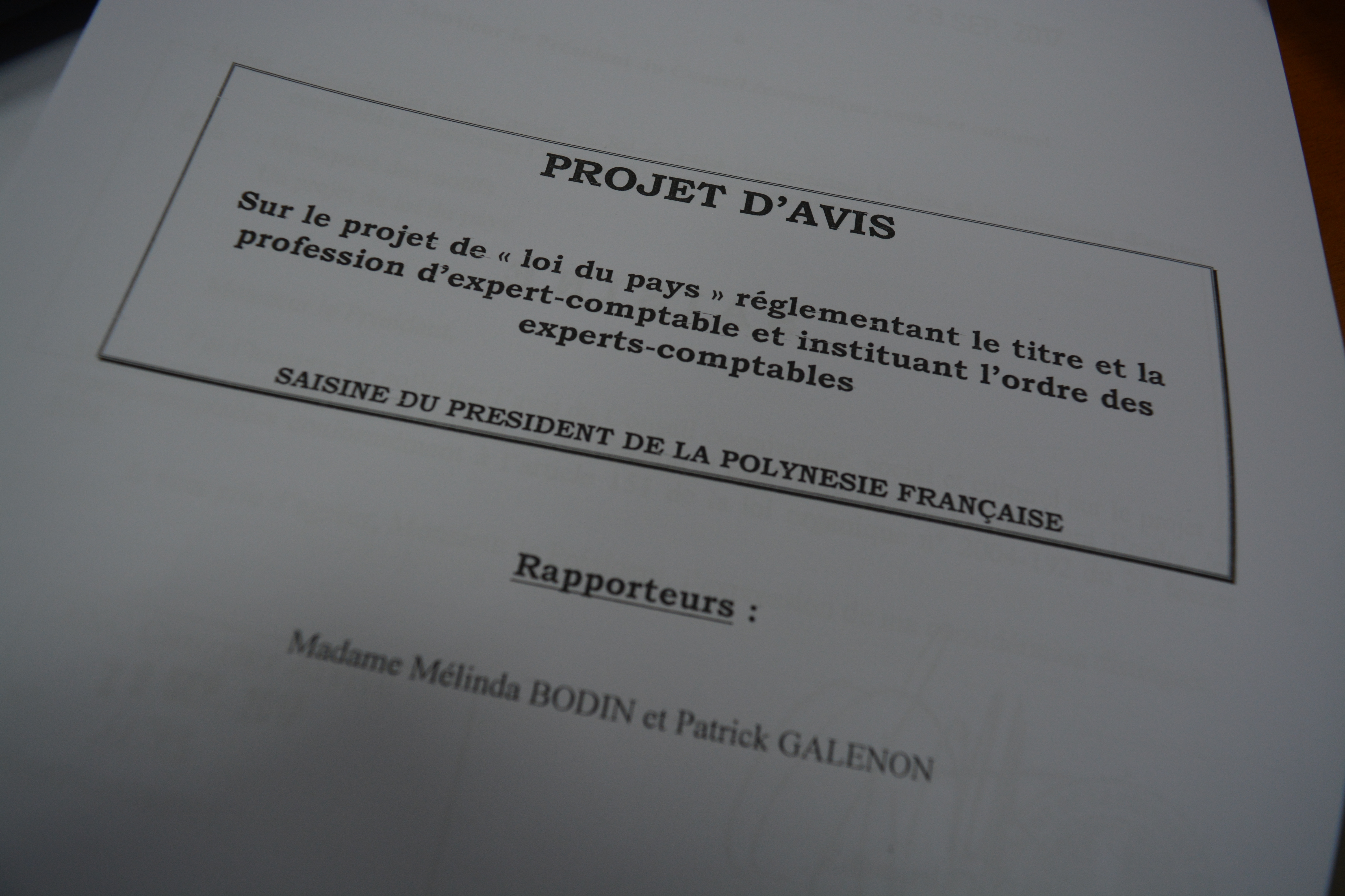 Experts-comptables : Le CESC n'émet pas d'avis mais des recommandations