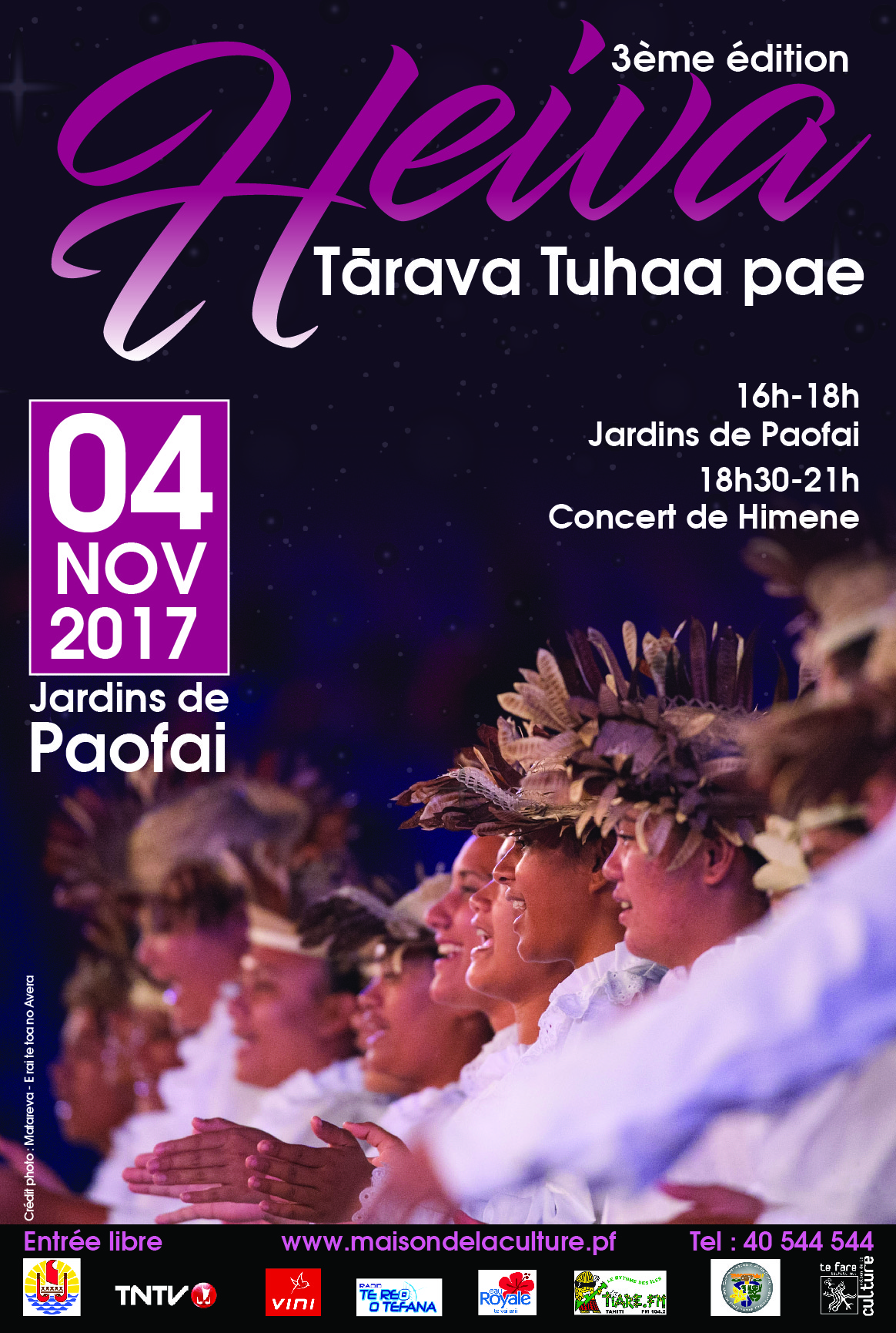 Le Heiva Tārava Tuhaa Pae se tiendra au Grand Théâtre du TFTN