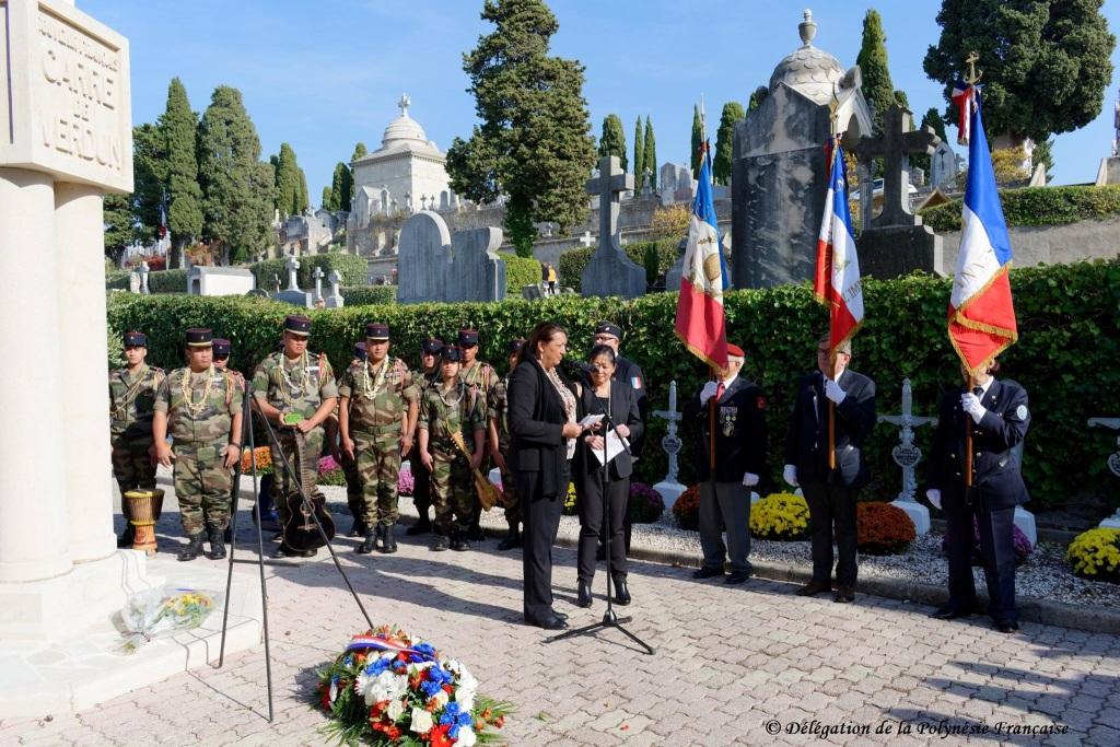 Maina Sage, députée de la Polynésie française, avait fait le déplacement à Cannes.