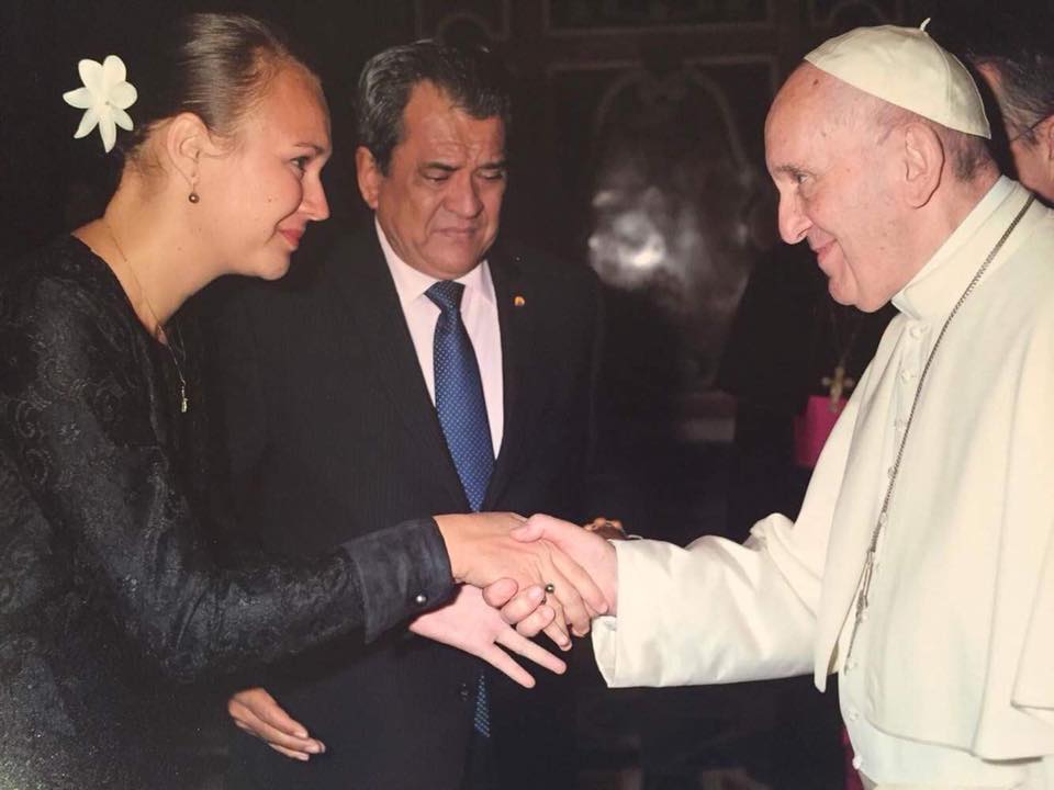 Edouard Fritch a rencontré le pape François