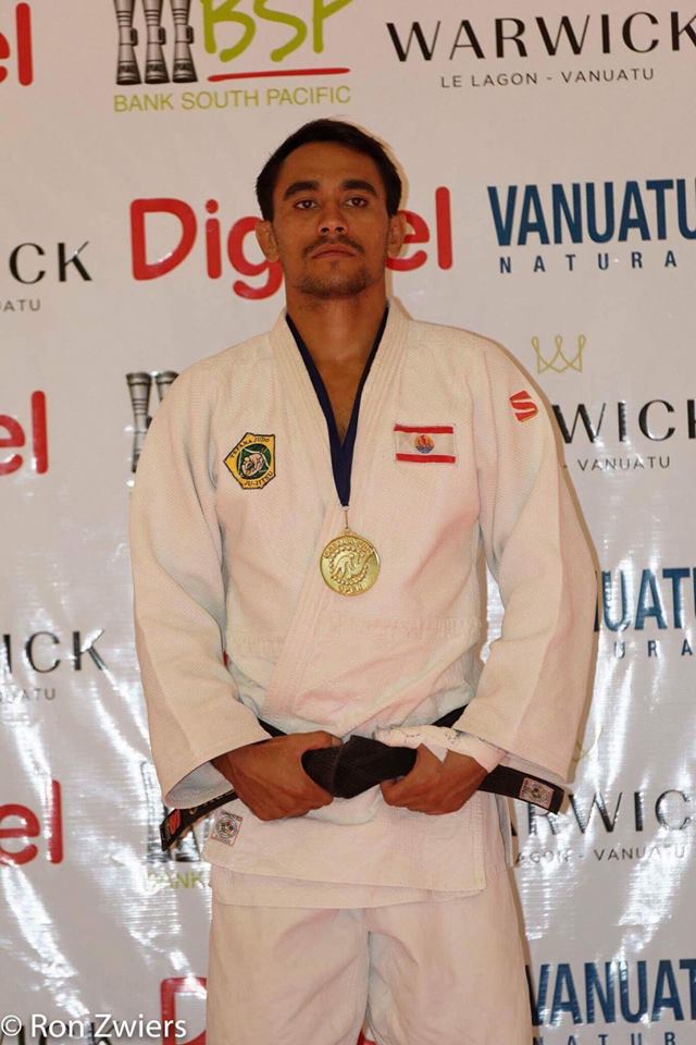 Judo – Championnats d’Océanie : Gaston Lafon, isolé et blessé, remporte l’or