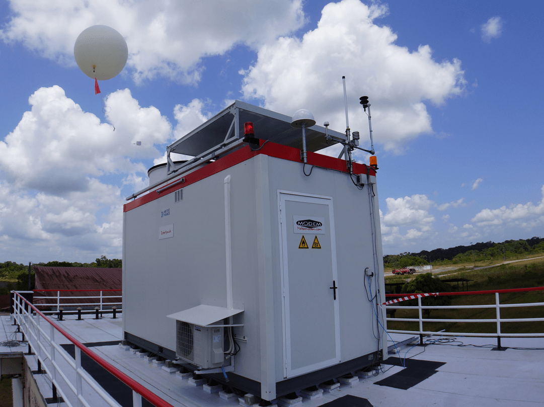 Une photo de la station Robotsonde. C'est une technologie française.