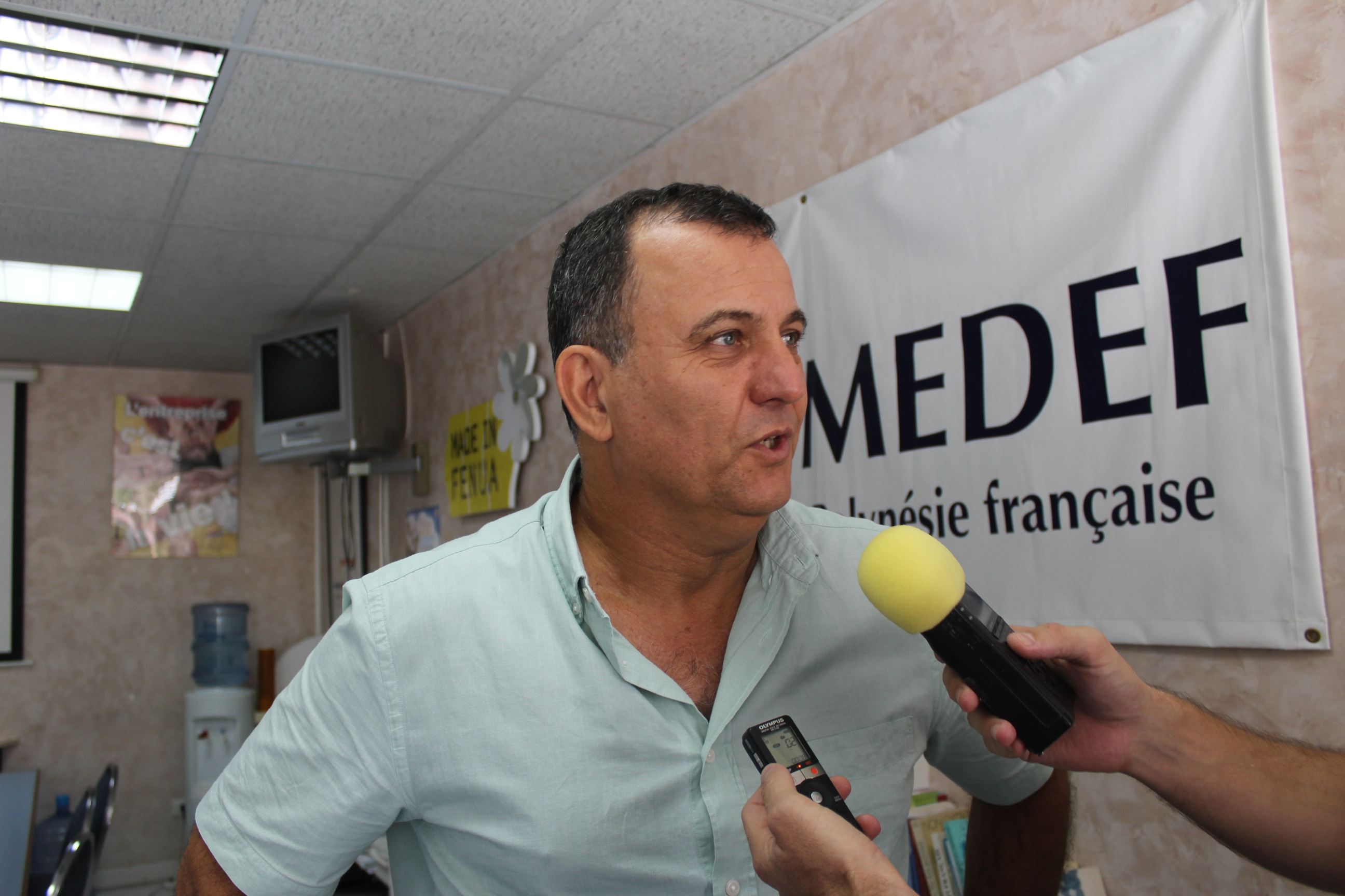 Olivier Kressmann,président du Medef