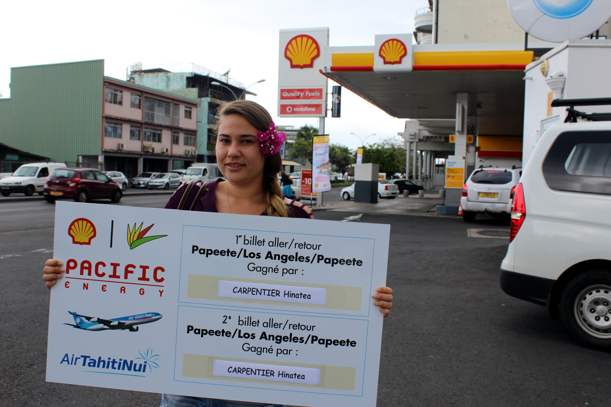 Jeu Shell Pacific : la chance sourit à Hinatea