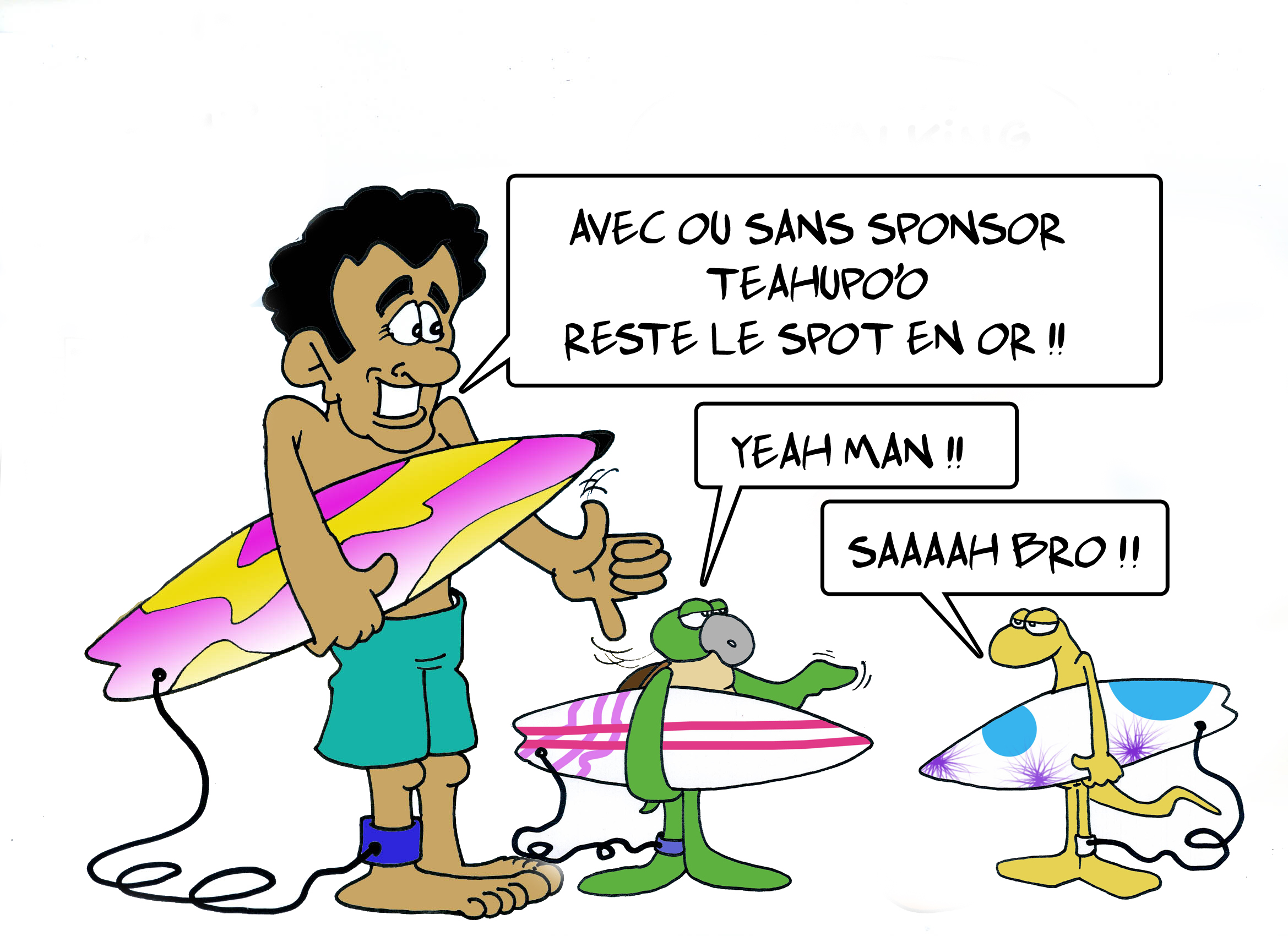 Nana la Billabong Pro, ia orana le Teahupo'o pro par Munoz