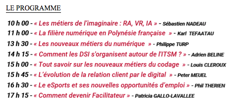 Métiers du numérique: Des conférences en réalité virtuelle et un tournoi de eSport