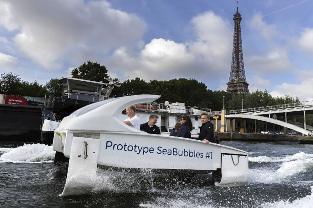 Les Sea Bubbles ("taxis volants") pourraient revenir à Paris l'an prochain