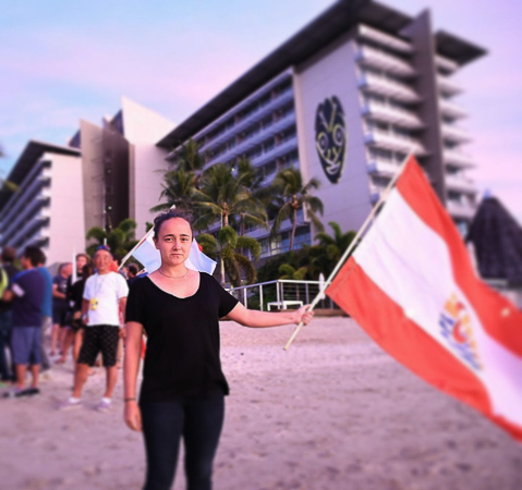 Mathilde Zampieri a porté haut les couleurs de la Polynésie