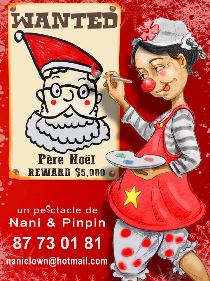 Page enfant : À l'eau père Noël !, le nouveau spectacle du clown Nani