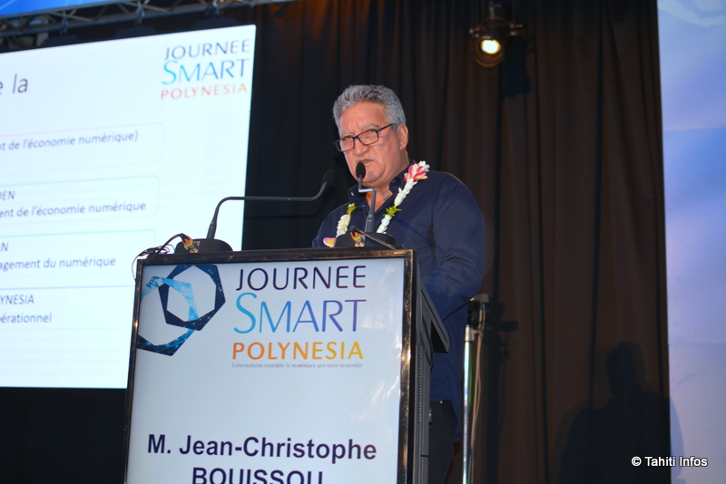 Le ministre du Numérique Jean-Christophe Bouissou a présenté les 70 actions prévues dans le plan Smart Polynesia