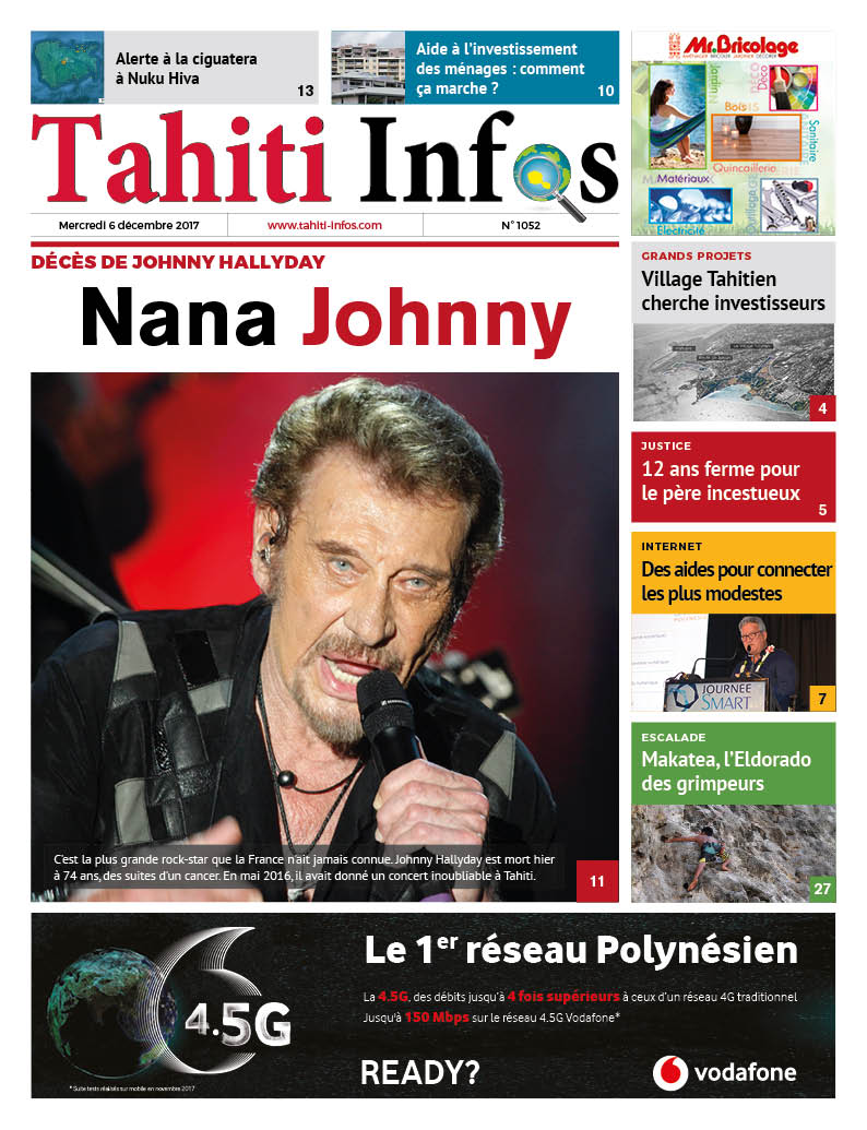 TAHITI INFOS N°1052 du 6 décembre 2017