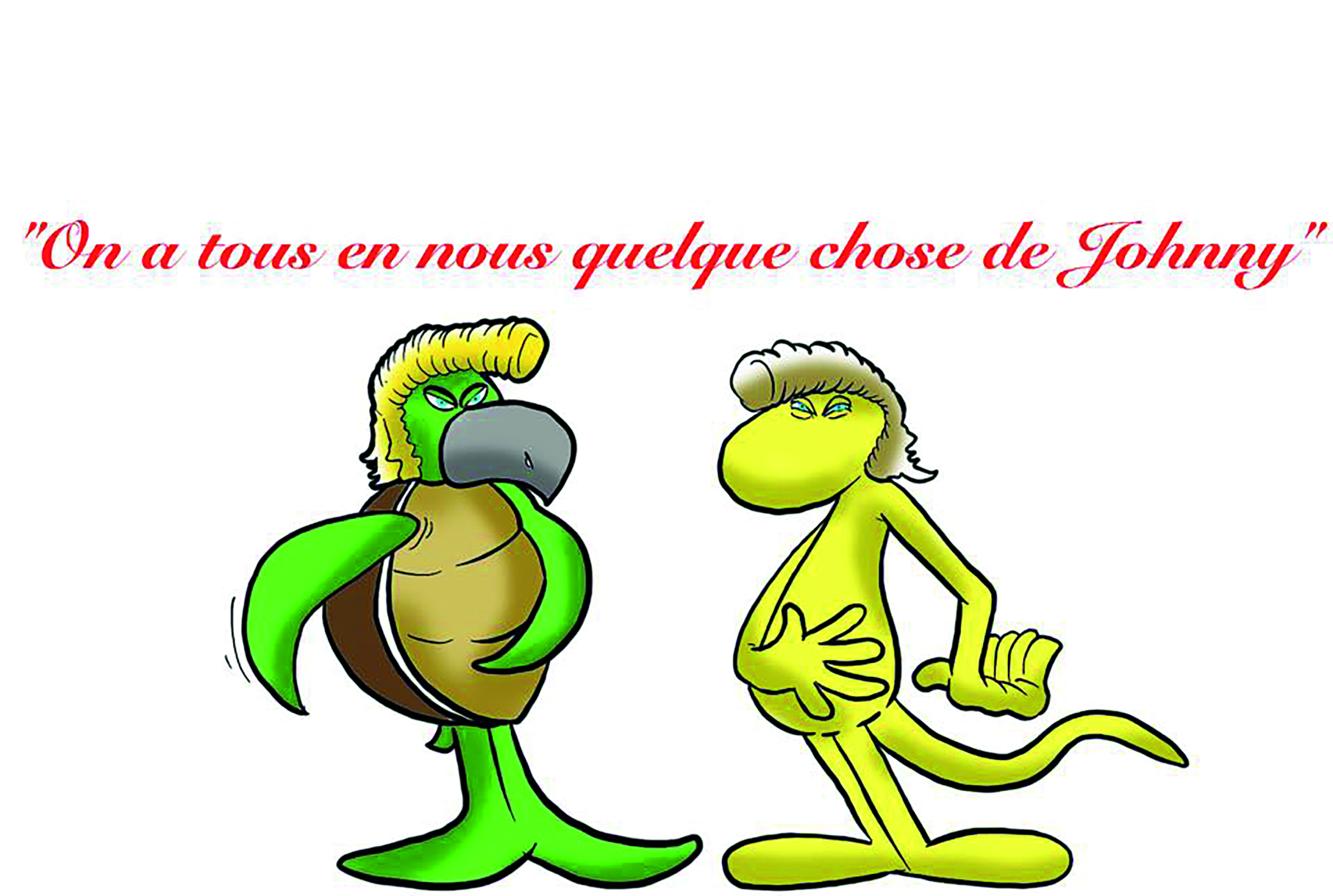 " Hommage à Johnny Hallyday " par Munoz