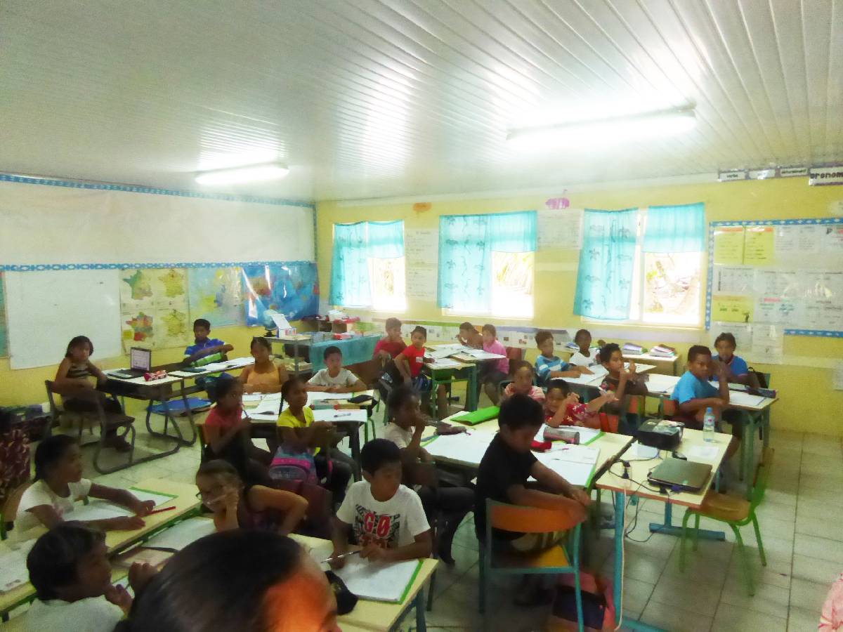 Rimatara : le réfectoire de l’école maternelle de Mutuaura inauguré