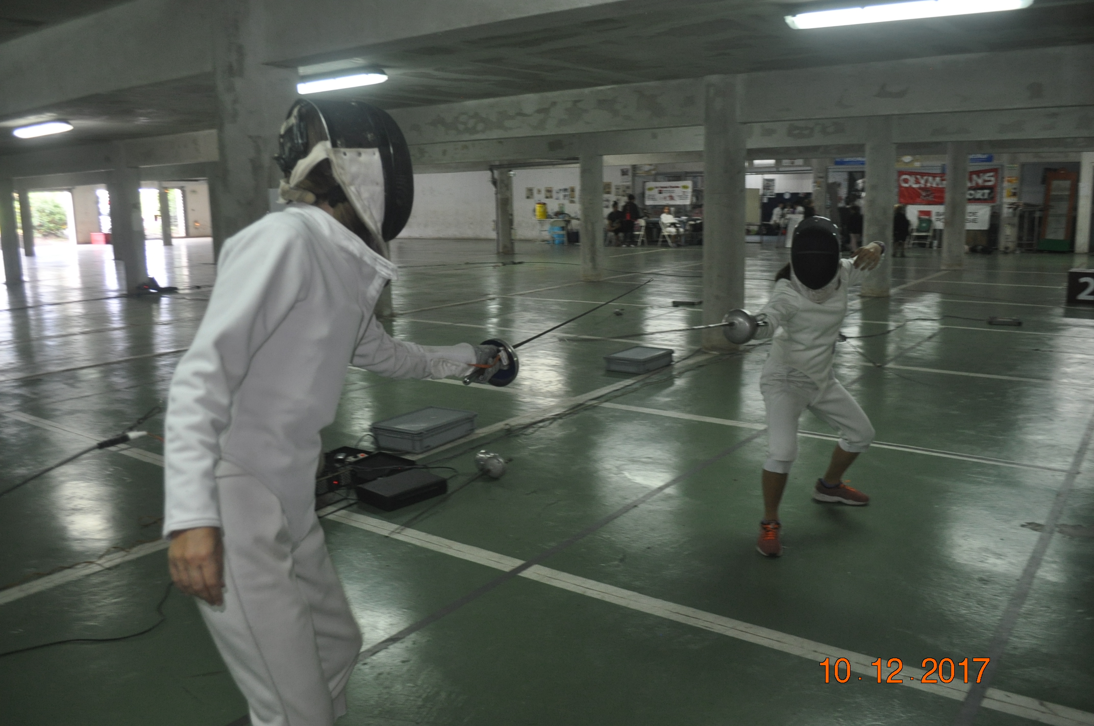 Escrime : une rencontre pleine de tranchant au lycée hôtelier