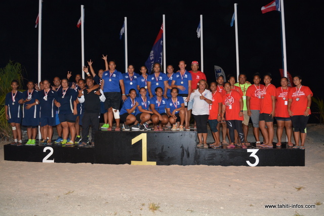 19 médailles d'or, 17 médailles d'argent et 9 en bronze, l'atoll de Rangiroa se hisse à la première place du classement général.