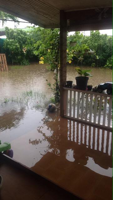 De fortes pluies ont frappé la Société et les Australes (photo facebook).