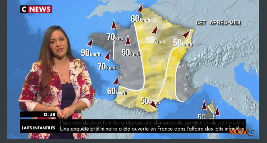 Hinatea Chatal sur CNews