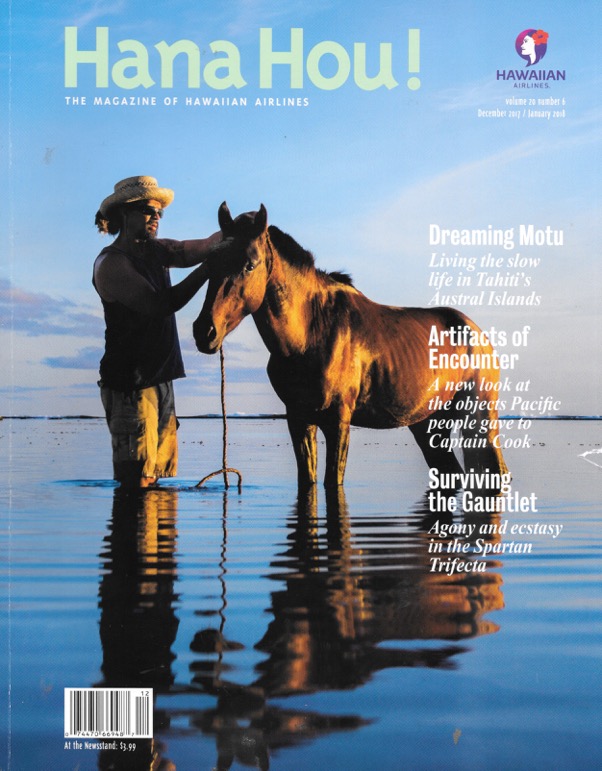 Viriamu en famille et en vedette  sur Hawaiian Airlines