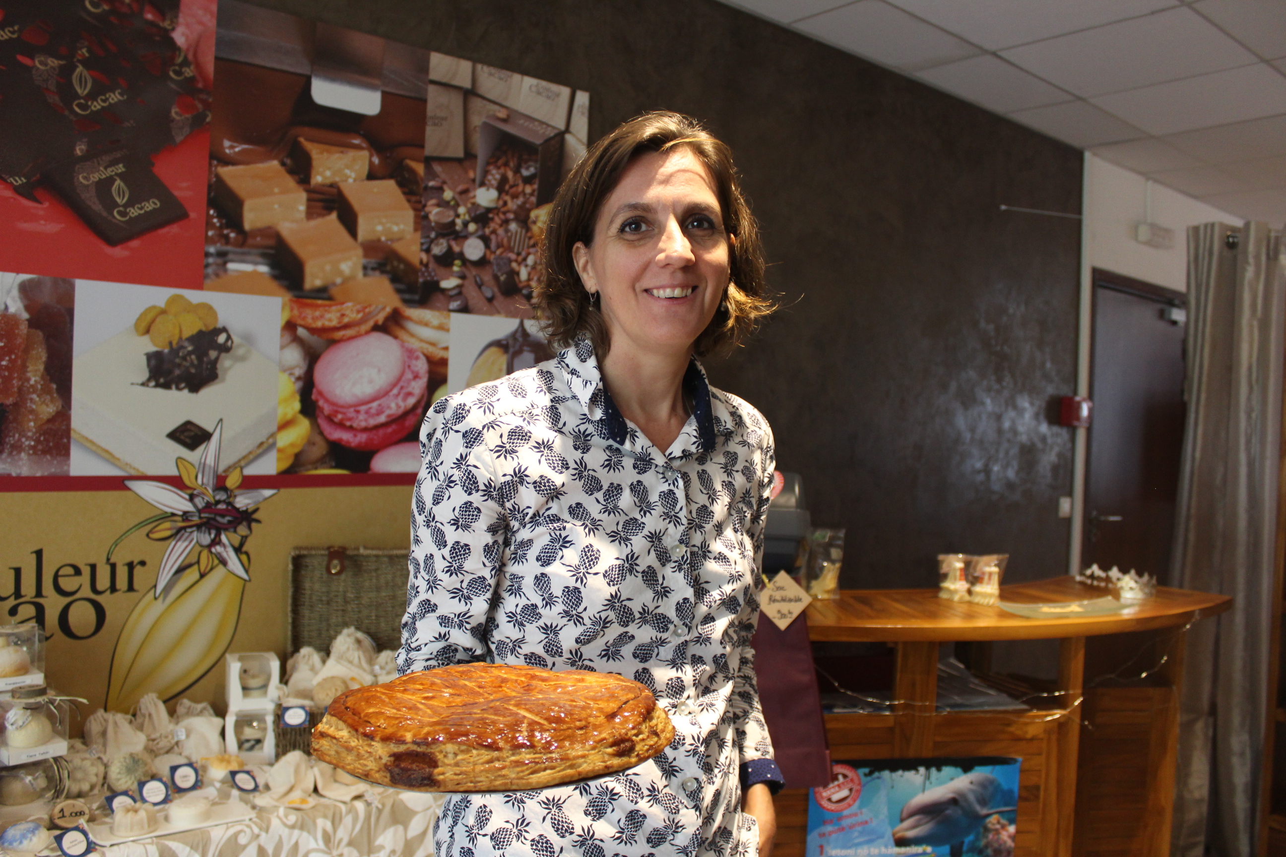 Sarah Bourgeon a eu l'idée de faire confectionner des fèves tatouées.