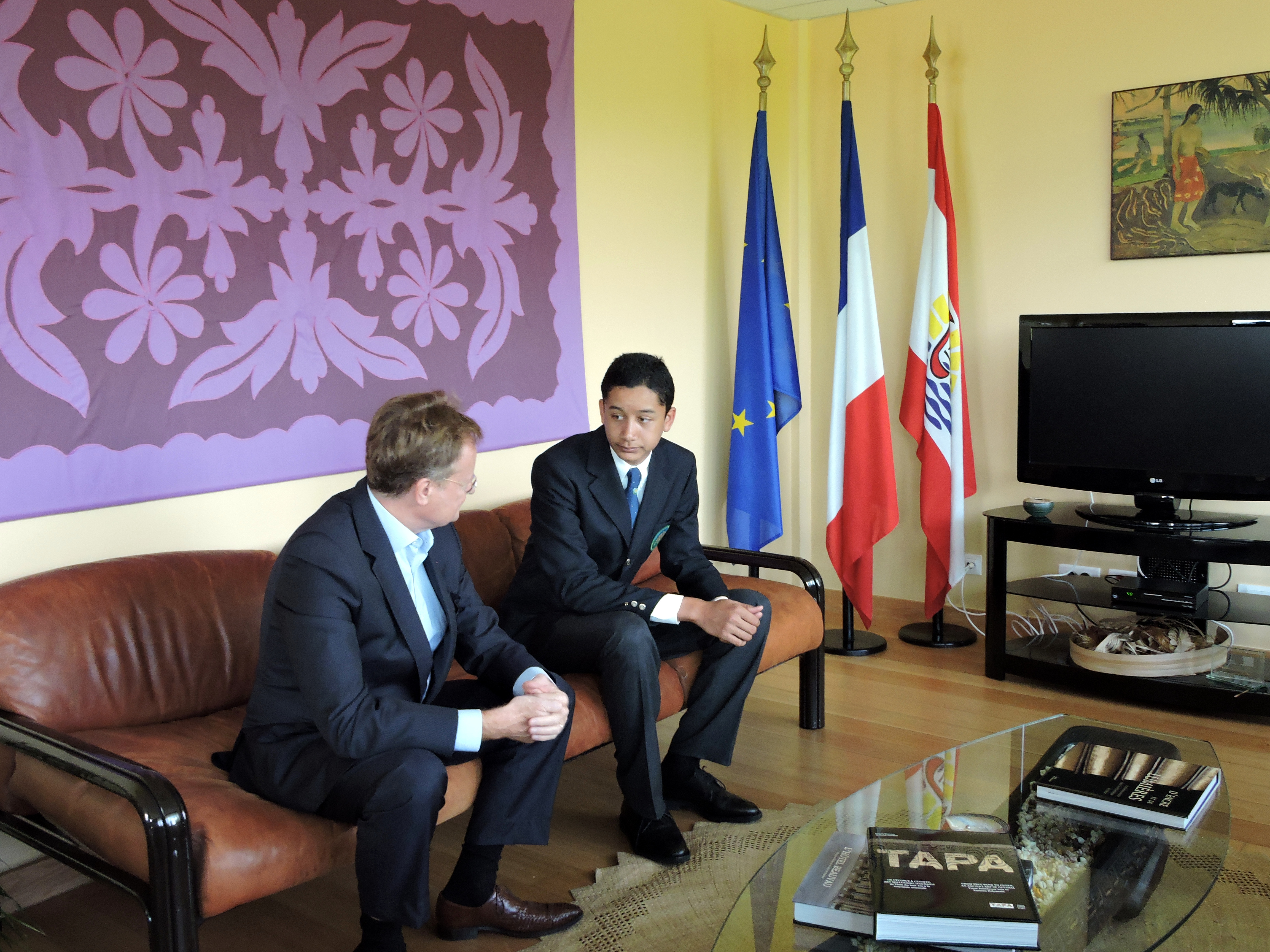 Matahiarii Tauziet : Quand un collégien de Rangiroa devient lycéen au lycée militaire de Saint Cyr