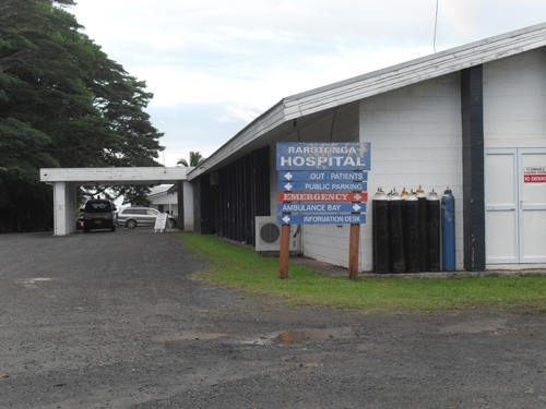 L'hôpital de Rarotonga où le jeune Polynésien est soigné (photo : electives.net)